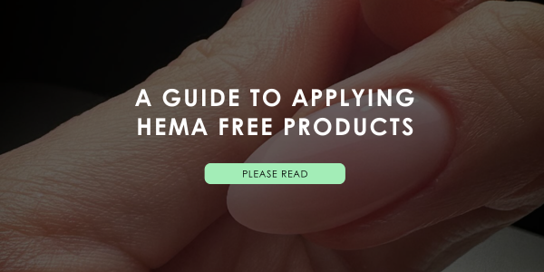 A guide to applying HEMA Free products