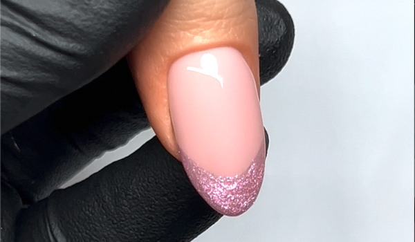 Pink Iridescent French Manicure Tutorial