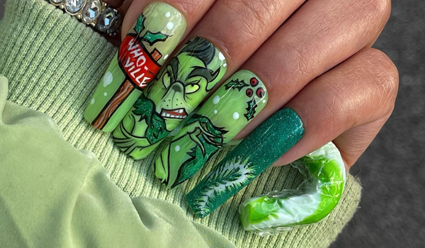 Tinsel Nail Art Tutorial