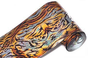 Holographic Tiger - HONA - The Home Of Nail Art