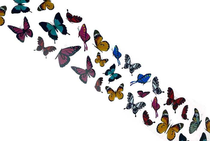 119 - Swallowtails Butterfly Foil