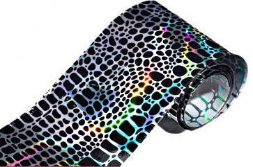 Clear Holographic Snake Skin - HONA - The Home Of Nail Art