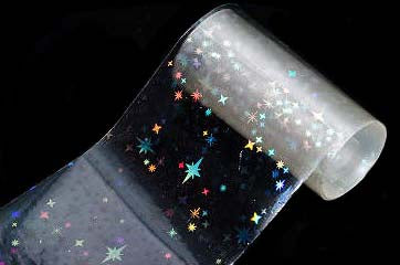 Clear Holographic Stars - HONA - The Home Of Nail Art
