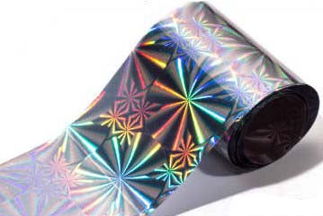 Holographic Silver Firework - HONA - The Home Of Nail Art