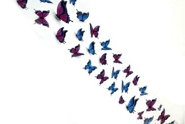 118 - Summer Brights (Pink/Blue) Butterfly Foil