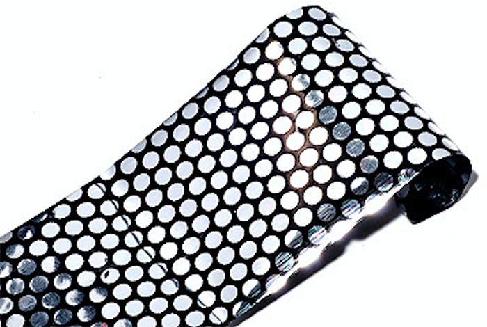 6 - Black & Holographic Dots
