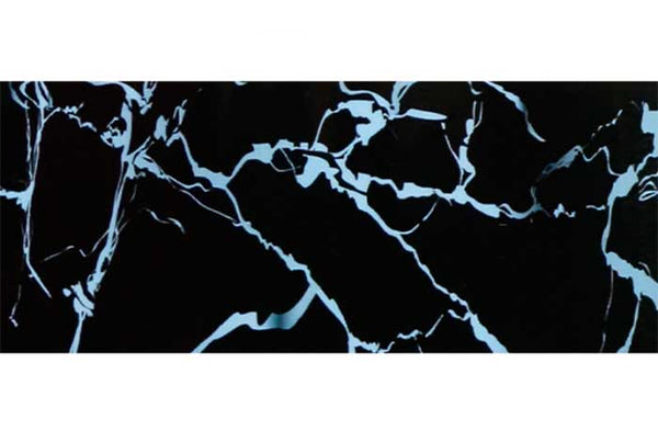 3 - Black & Blue Electric Marble