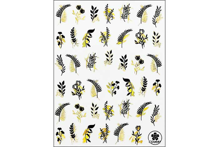 3 - Abstract Ferns Stickers