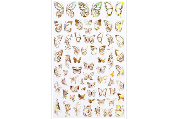 33/34 - Holographic Butterfly Stickers