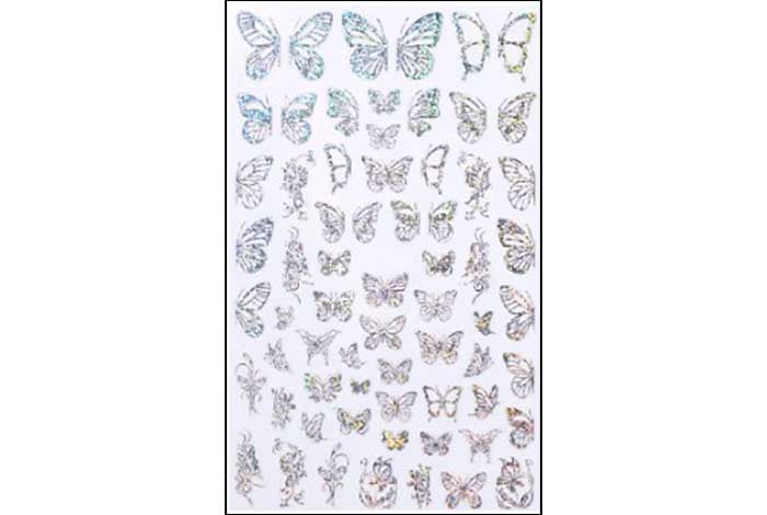 33/34 - Holographic Butterfly Stickers