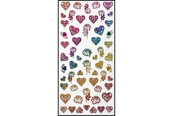 49 - Roses & Hearts Stickers