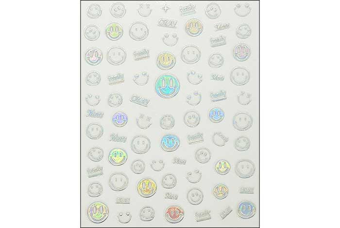 Smiley Faces Nail Stickers