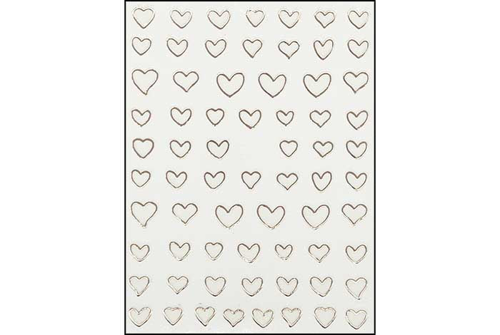 31 - Heart Outline Stickers